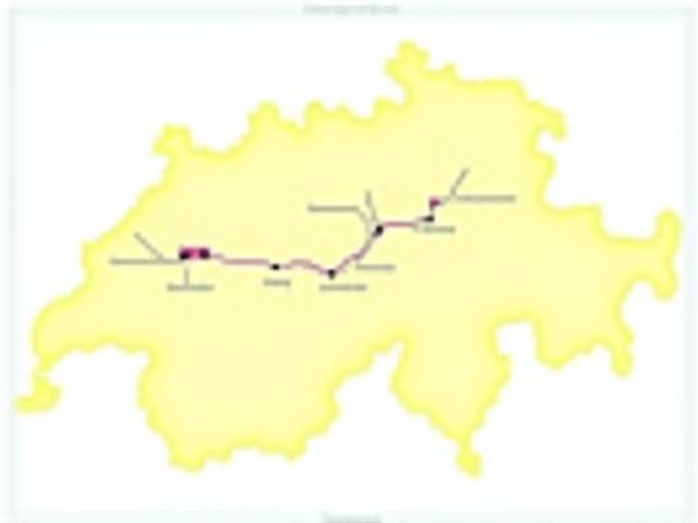Übersicht der Schweizer Autobahnen und Tunnel